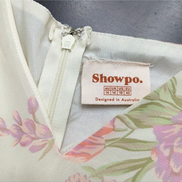 Showpo. Ukie Floral Dress Size 10 - Picture 3 of 8